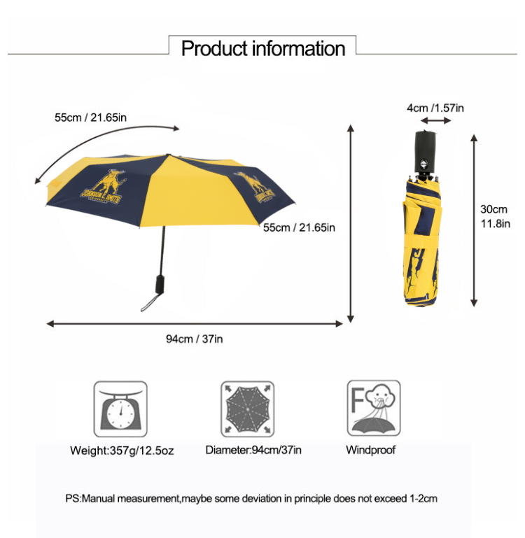 JCSU Compact Umbrella - Officially Licensed